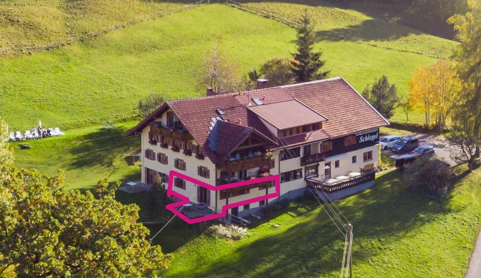 Gaestehaus Schlegel Gunzesried Eksteriør billede